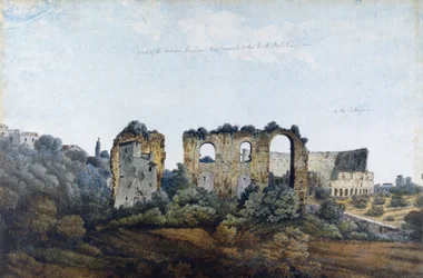 The Claudean Aqueduct and Colosseum, 1778
